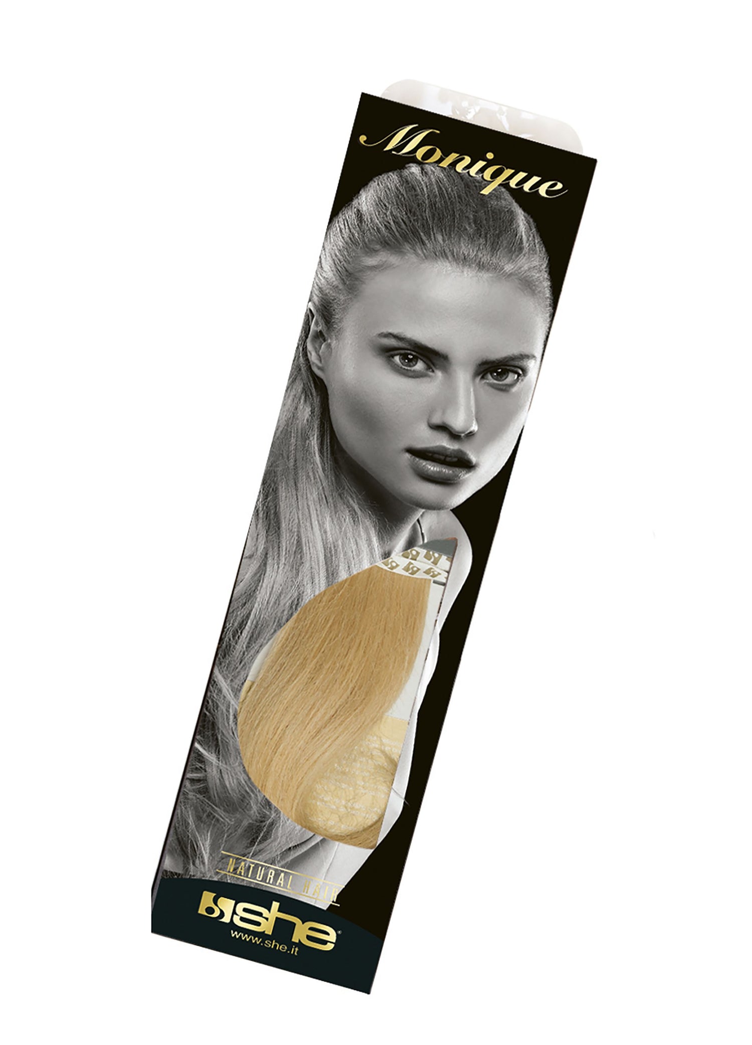 CHARLOTTE/XL Coda in capelli naturali