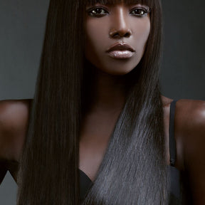 INDIA BLK33L Capelli sciolti naturali