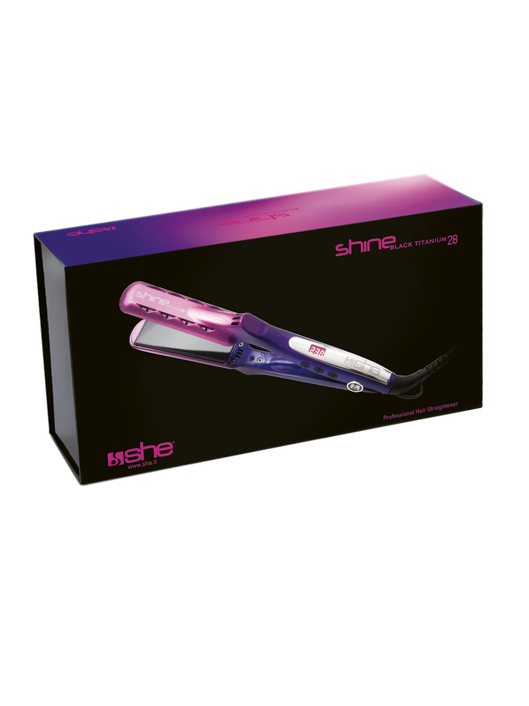 SHINE SILK EFFECT 28 Piastra per capelli con fibre di seta